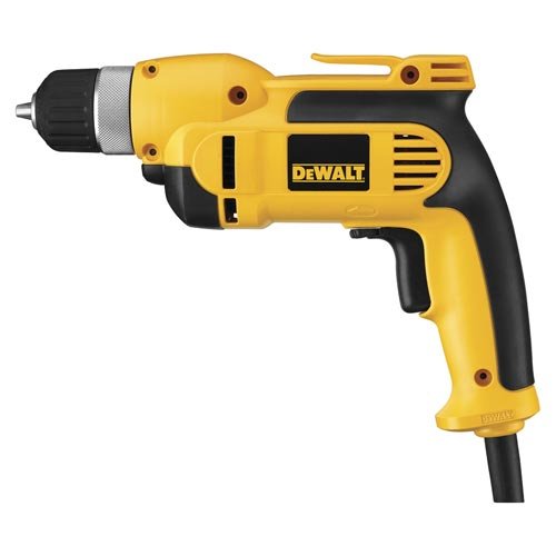 DEWALT DWD110K 7.0 Amp 3/8-Inch VSR Pistol Grip Drill Kit with Keyless Chuck