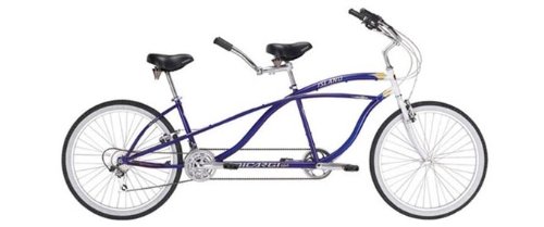 Micargi USA Tandem Island Bike 18 Speed Beach Cruiser Style Bicycle