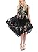 Women's Floral Embroidered Shift Dress
