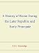 A History of Rome During the Later Republic and Early Principate
