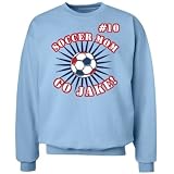 Soccer Mom Sweatshirt: Custom Unisex Hanes Crew Neck Sweatshirt