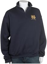 Jansport Notre Dame Men's E-Zee Quarter-Zip Sweatshirt
