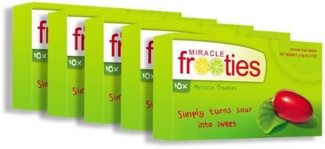 Miracle Frooties Miracle Fruit Berry Tablets (Five Packs)