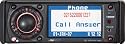 Clatronic AR 760 Stereo-Autoradio (8,9 cm (3,5 Zoll) TFT-Monitor, DVD-Player, PLL-Tuner, Bluetooth, MMC-/SD-Kartenslot, 4 x 60 Watt PMPO Verst&auml;rker) schwarz