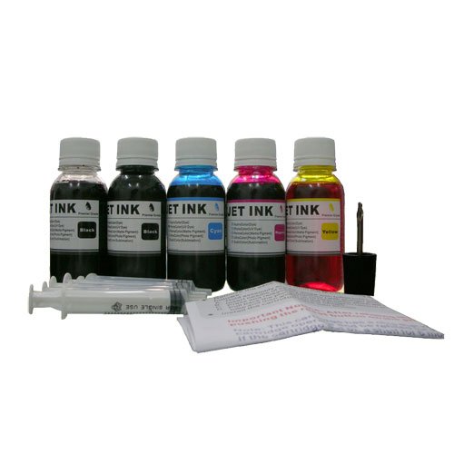 5x4oz Nano Premium Ink Refill Kit for Canon PG-30 CL-31 Ink Cartridges and Canon Printers PIXMA ip1800, ip2600, MP140, MP190, MP210, MP470, MX300, MX310 + 1 Thumb Drill + 4 Syringes