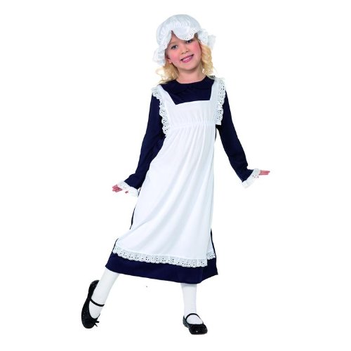 Blue Victorian Poor Girl Costume