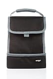 Sistema Bottom Zip Lunch Bag, Black