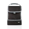 Sistema Bottom Zip Lunch Bag, Black