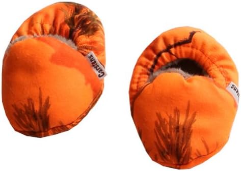 Realtree Baby Booties Carstens Faux Shearling Footies - AP Pink or Blaze 0-3M (Realtree Blaze)