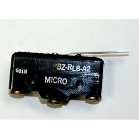 Micro Switch BZ-RL8-A2 BZ Low Force Leaf Type Actuator 10 amp Limit Switch by Micro