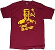 Rocky Balboa Drago "I Must Break You" T-shirt Maroon
