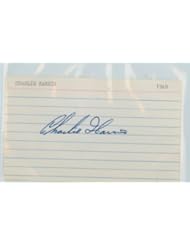 Bubba Harris AUTO d.13 3x5 1948-51