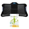 Snakebyte Premium Fitness Board schwarz mit originaler Nintendo Wii fit Plus Software