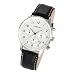 Zeeme Watches - 095000019 - Montre Homme - Quartz Analogique - Chronographe - Bracelet en Cuir Argen