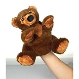 Plush Brown Bear Hand Puppet 9