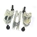 Alum Tail Boom Support Brace,Silver:T-REX 600N/ESP