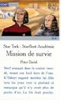 Starfleet Acad�mie. 3, Mission de survie