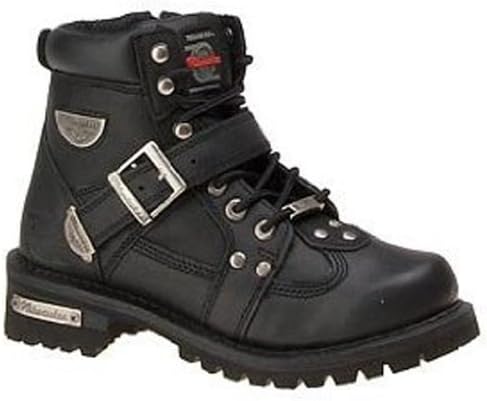 Milwaukee Road Captain Motorcycle Boots for Women 8.5