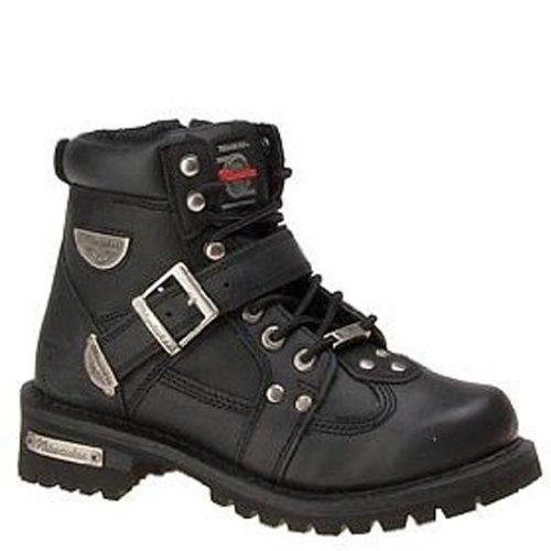 Milwaukee Road Captain Motorcycle Boots for Women 8.5