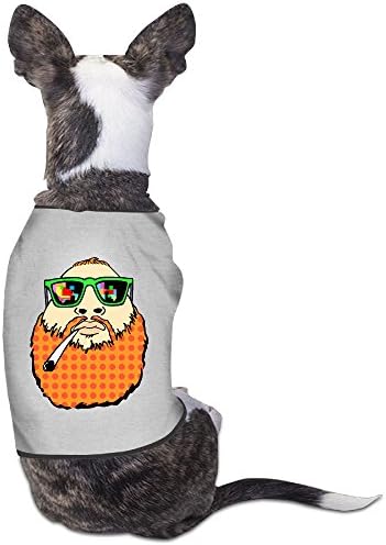 Sunglasses Big Beard Man Smoking Dog Clothes Dog Sweaters Dog Coats