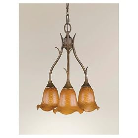 Murray Feiss Briarcliff 3-Light Chandelier by Murray Feiss