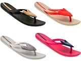 WOMENS IPANEMA HEART SANDALS EVA FLIP FLOPS TOE POSTS BEACH TO BAR LADIES SHOES SIZES 3 - 8