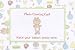 Bears and Hugs Baby Photo Frame Holder Greeting Cards - Package of 24