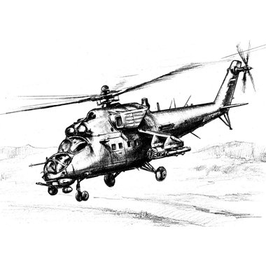Zvezda Models 1/72 MIL Mi-35 Helicopter Gunship