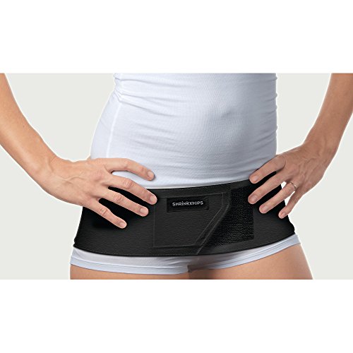 Shrinkx Hips Ultra Postpartum Hip Compression Belt XSmall/Small Black
