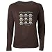 Autism Awareness Penguins Women's Long Sleeve Dark