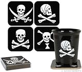 Pirate Coasters Set of 4 (B443)
