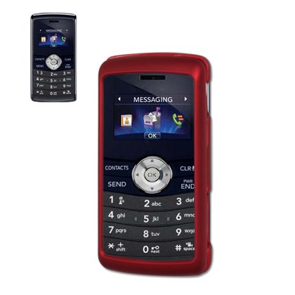 New Fashionable Perfect Fit Hard Protector Skin Cover Cell Phone Case with belt clip for LG enV3 VX-9200 Verizon - RED