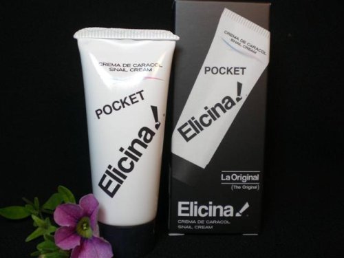 Elicina Pocket 20grs (.65oz) Elicina the Original Snail Cream: Anti-aging, Acne, Burns, Scars, Stretch Marks, Spots & Wrinkles