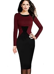 Cotton Long Sleeves Plaid Print  Dress