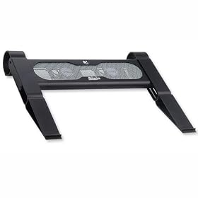 VIZO Ninja HS (NCL-251-BK) Black Aluminum Notebook Cooler w/ Built-in 3 Port USB Hub - For 7 inches ~ 15.4 inches Widescreen Notebook