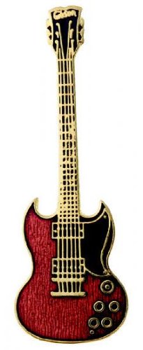 ギブソン・SG ギター 赤 ミニピン Gibson SG Guitar Mini Pin