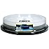 Optical Quantum OQBDRDL06LT-10 6X 50 GB BD-R DL Blu-Ray Double Layer Recordable Logo Top 10-Disc Spindle