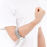 Bracoo Tennis/Golf Elbow Strap with EVA Pad, One Size, Gray