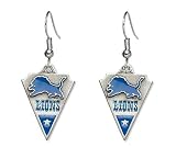 Detroit Lions Dangle Earrings - NFL Football Fan Shop Sports Team Merchandise