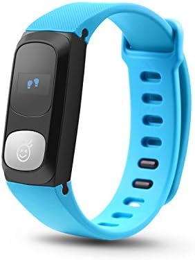 HeHa Waterproof Sport Fitness Bracelet Activity Tracker with Heart Rate Monitor Calorie Burned Counter Breathing Training Blue
