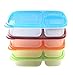 EWEI'S HomeWares Set of 4 Bento Lunch Box with Lids