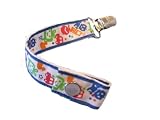 Boy's Classic Pacifier & Toy Clip Holder - Robots & Technology