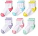Jefferies Socks Baby Girls' Girl Performance Tech Quarter Socks, Multi, Infant