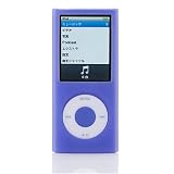 Simplism iPod nano4th用シリコンケース パープル Silicone Case for iPod nano 4th Purple TR-SCNN4-PP/
