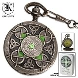 Celtic Pocket Watch And Tin With Free Lighter
