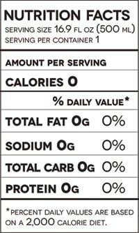 HEROEC H2O - 12 Pk ENERGY WATER - Blue Raspberry