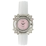 Charles Winston Women's Cubic Zirconia Accented Watch #WS0283-WH