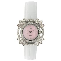 CW Women's Cubic Zirconia Accented Watch #WS0283-WH