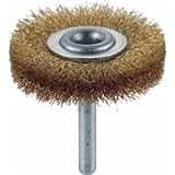 軸付ホイルブラシ線径真鍮0.15外φ50 TB-6224(WB-5011SN