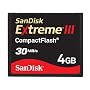 SanDisk CompactFlash 4GB Extreme III Memory